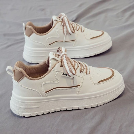 Damen Sneaker mit dicker Laufsohle und atmungsaktivem Obermaterial EB