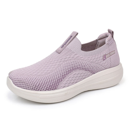 Damen Bequeme Slip-On Sneakers mit flexiblem Komfortdesign EB