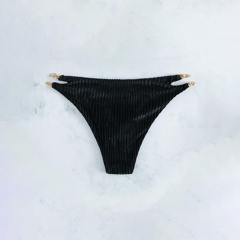 Damen Hoch tailliertes Bikinis mit modischem Cut-Out EB