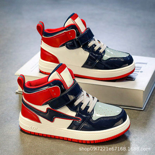 Damen Hohe Sneakers mit verstellbarem Klettverschluss und sportlichem Design EB