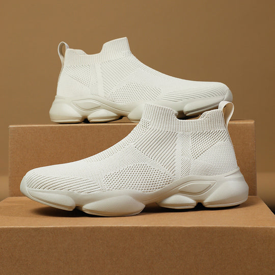Damen Stricksneakers mit atmungsaktiver Obermaterialbeschaffenheit und rutschfester Sohle EB