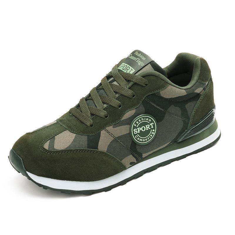 Damen Sportliche Sneakers im Camouflage-Design EB