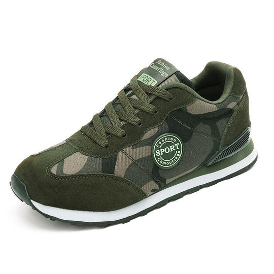 Damen Sportliche Sneakers im Camouflage-Design EB
