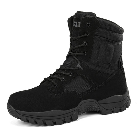 Herren taktische Stiefel mit hohem Knöchelschutz und rutschfester Sohle EB