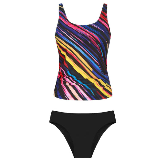 Damen Bikiniset mit floralem Oberteil und klassischem Unterteil EB