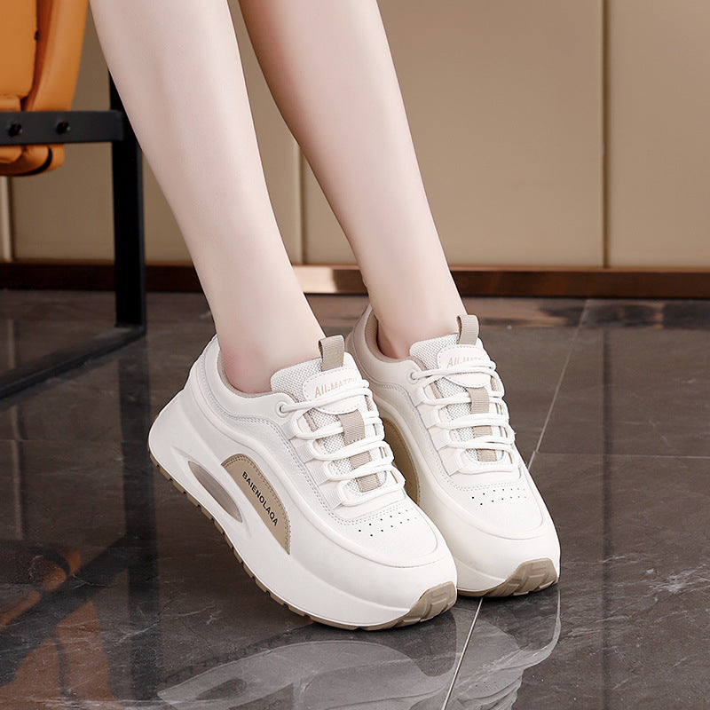 Damen Sportliche Sneakers mit dämpfender Plattform und atmungsaktivem Obermaterial EB