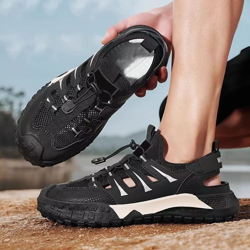Damen Sportliche Outdoor-Sandalen mit atembraumsaktivem Obermaterial und rutschfester Sohle EB