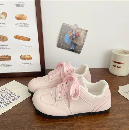 Damen Bequeme Freizeitsneaker mit atmungsaktiver Oberflächenstruktur und rutschfester Sohle EB