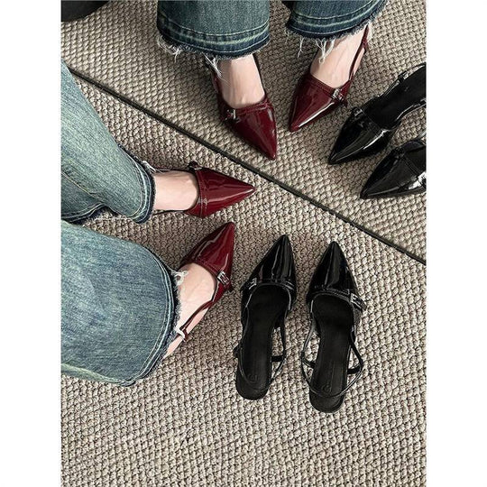 Damen Slingback-Pumps mit elegantem spitzen Design und verstellbaren Riemchen EB