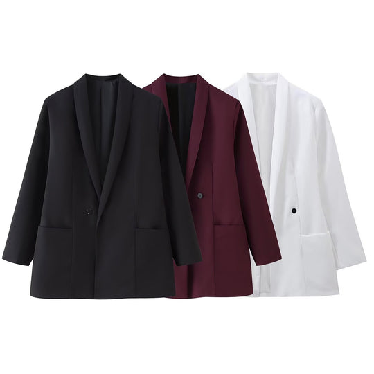 Damen Eleganter Oversized Blazer EB