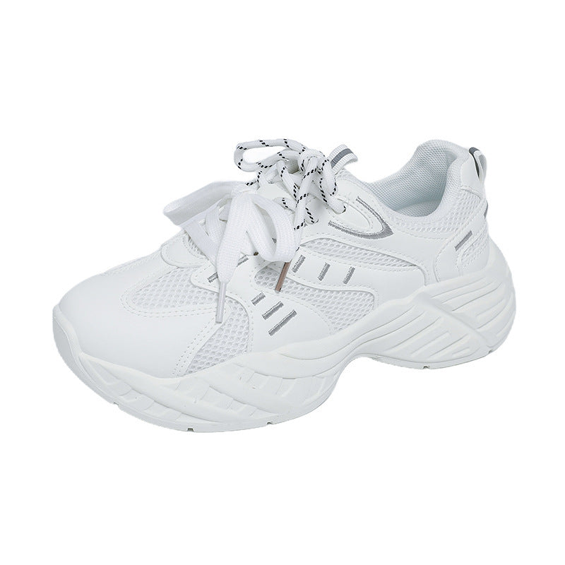 Damen Sportliche Sneaker mit atmungsaktiver Mesh-Oberfläche und dämpfender Sohle EB