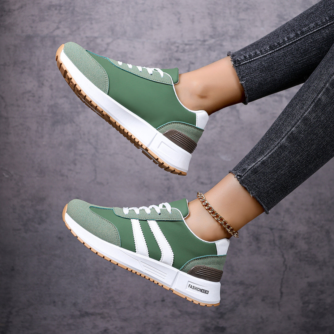 Damen Sportliche Sneakers mit modischem Design und atmungsaktiver Oberflächenstruktur EB