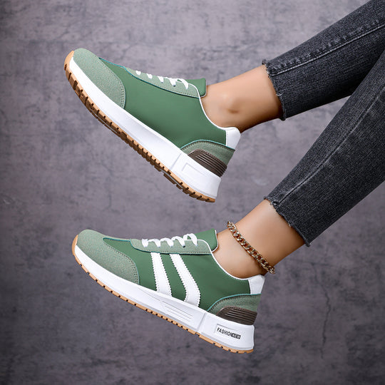 Damen Sportliche Sneakers mit modischem Design und atmungsaktiver Oberflächenstruktur EB