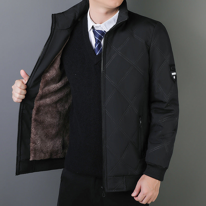 EB | Steppjacke Regular Fit Warme Fütterung Rippkante Reißverschluss