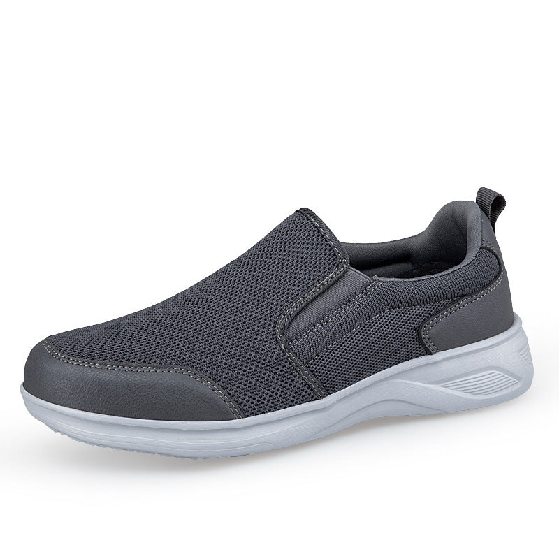 Damen Komfortable Slip-On Sneakers mit atmungsaktivem Mesh-Obermaterial EB