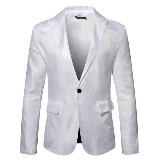 Herren festlicher Blazer mit kunstvollem Muster EB
