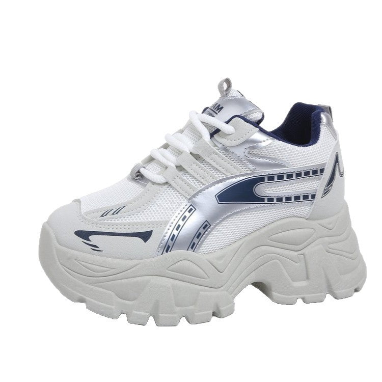 Damen Sportliche Chunky Sneakers mit rutschfester Sohle und atmungsaktivem Obermaterial EB