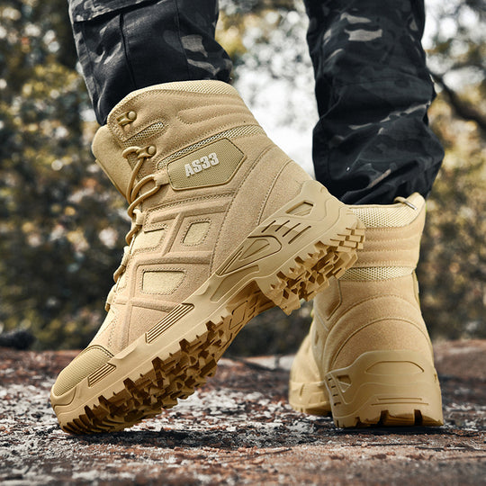 Herren strapazierfähige Tactical Boots mit hohem Schutz und rutschfester Sohle EB