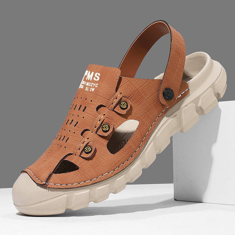 Herren Atmungsaktive Outdoor-Sandalen mit flexiblem Fußbett und rutschfester Sohle EB