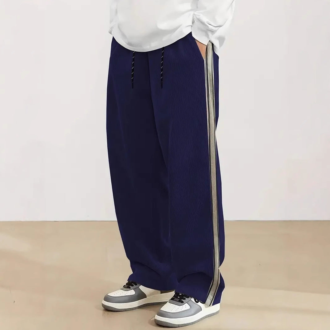 Herren komfortable Freizeithose mit seitlichem Streifen EB