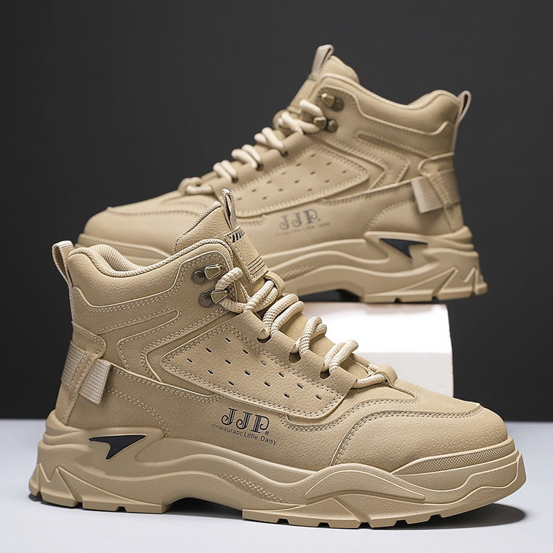 Damen Sportliche High-Top Sneakers mit dämpfender Sohle EB
