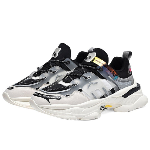 Damen Modebewusste Sneaker mit auffälligem Design und atmungsaktiver Sohle EB