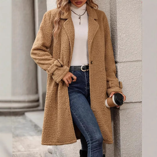 Damen Teddy-Mantel EB