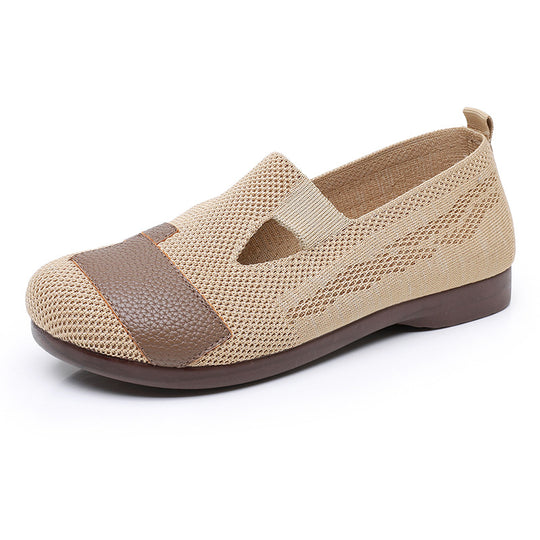 Damen Leichte und atmungsaktive Freizeitschuhe mit elastischem Einschnitt EB