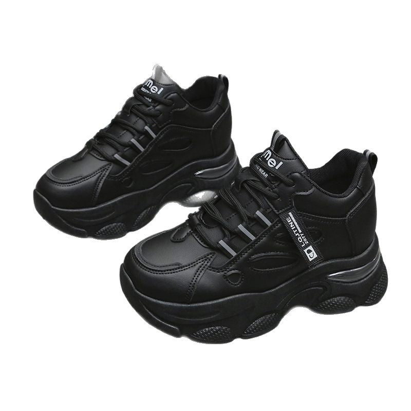 Damen Sportliche Chunky Sneaker mit atmungsaktiver Netzstruktur und dämpfender Sohle EB