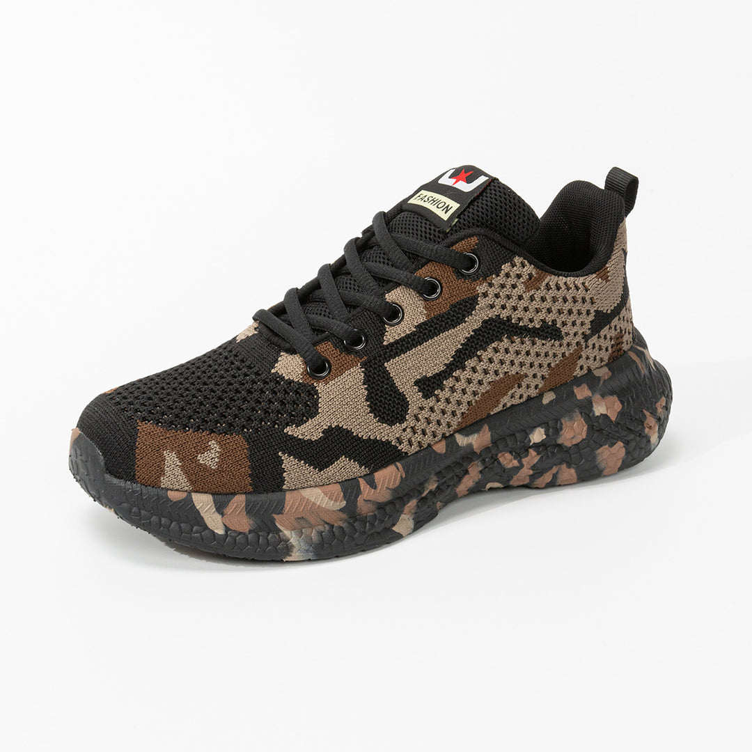 Damen Sportliche Sneakers mit extra dämpfender Sohle und atmungsaktivem Obermaterial EB