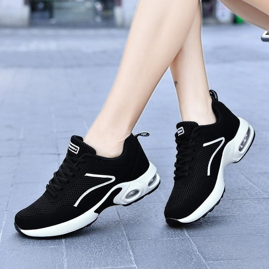Damen Atmungsaktive Sport Sneakers mit stoßdämpfender Sohle EB