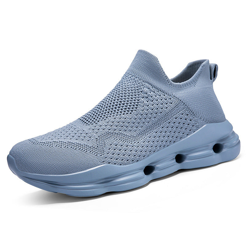 Damen Sportliche Strick-Sneaker mit atmungsaktiver Obermaterialstruktur EB