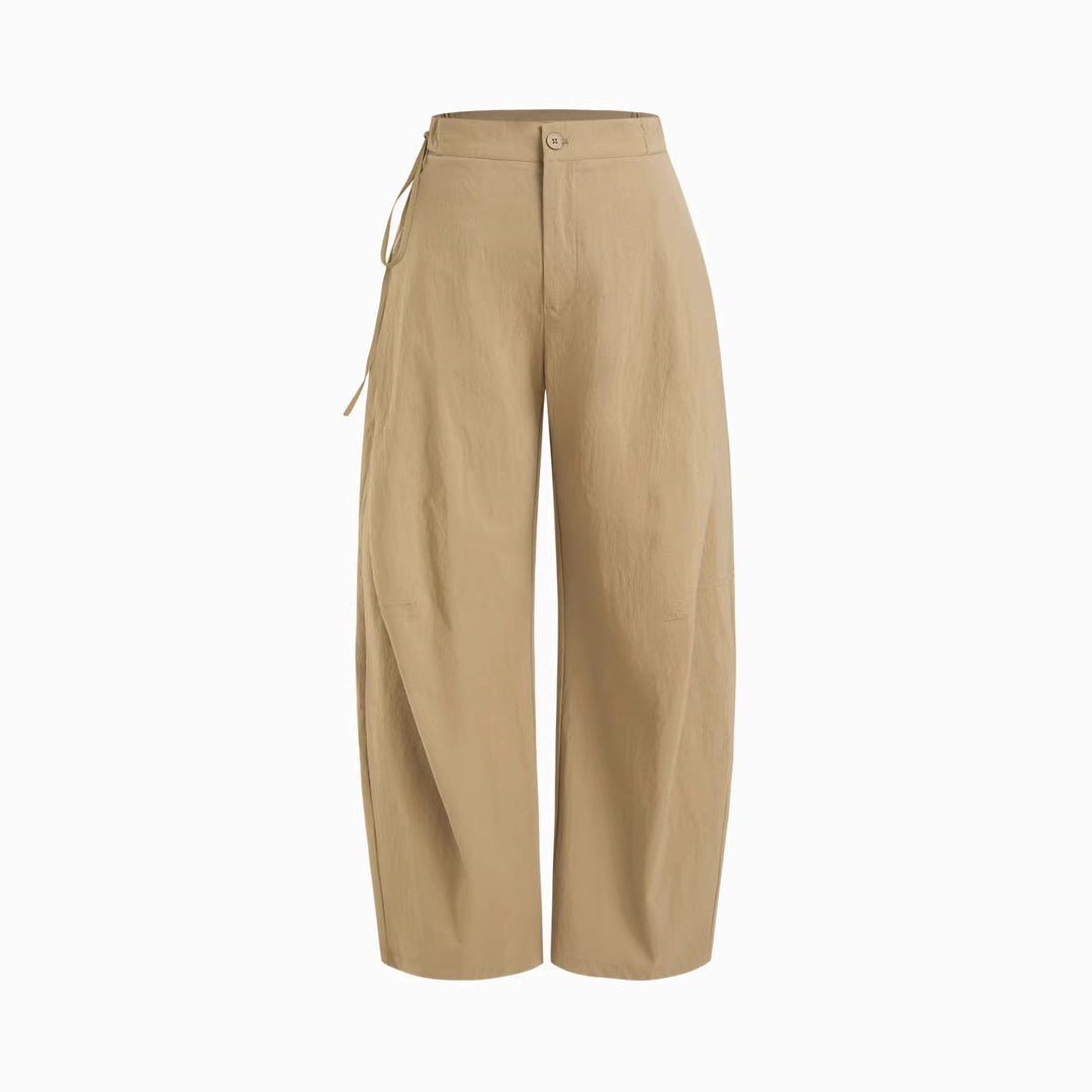 Damen lässige Culotte-Hose mit elastischem Bund und praktischen Seitentaschen EB