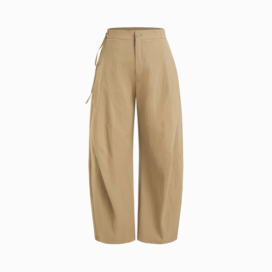 Damen lässige Culotte-Hose mit elastischem Bund und praktischen Seitentaschen EB