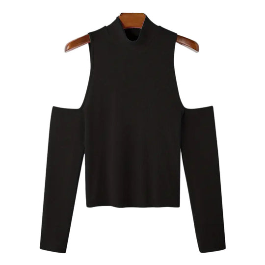 Damen Oberteil mit kaltem Schulterdesign EB