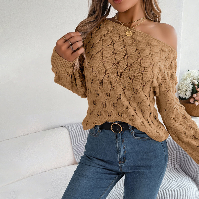 EB | Hohlstrickpullover Mit Feinem Detailmuster