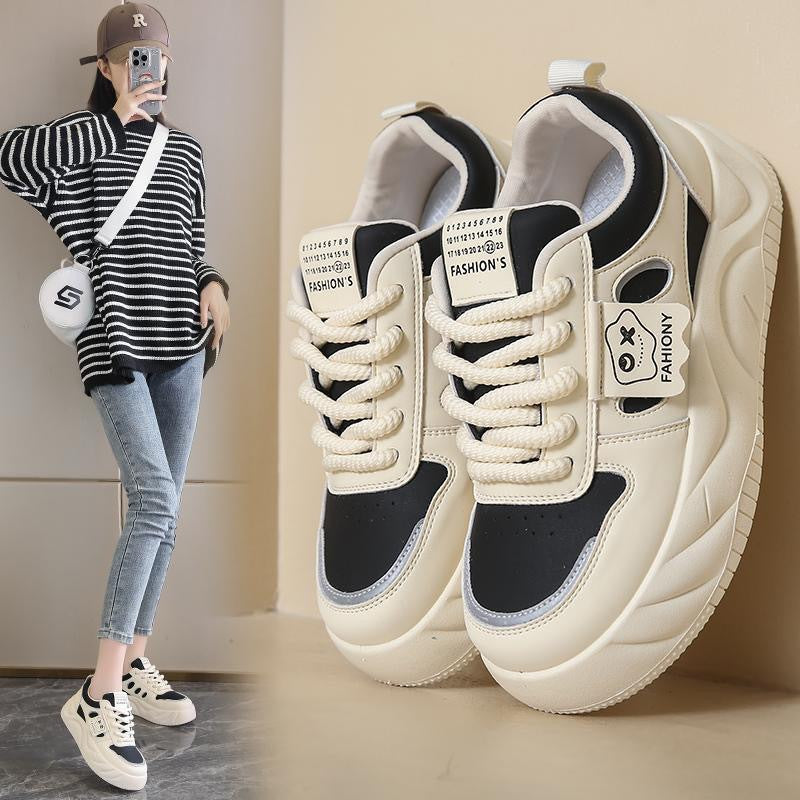 Damen Sportliche und komfortable Sneaker mit Einsatz von atmungsaktiven Materialien EB