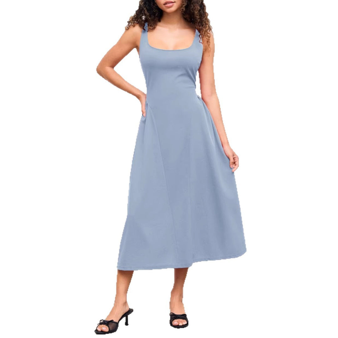 Damen Maxikleid mit schulterfreiem Design und figurfreundlichem Schnitt EB
