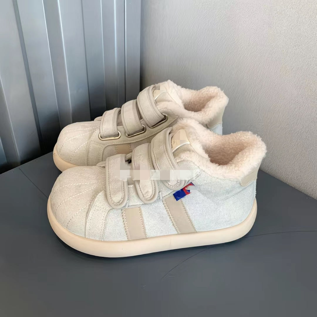 Damen Warmfutter Sneakers mit Klettverschluss EB