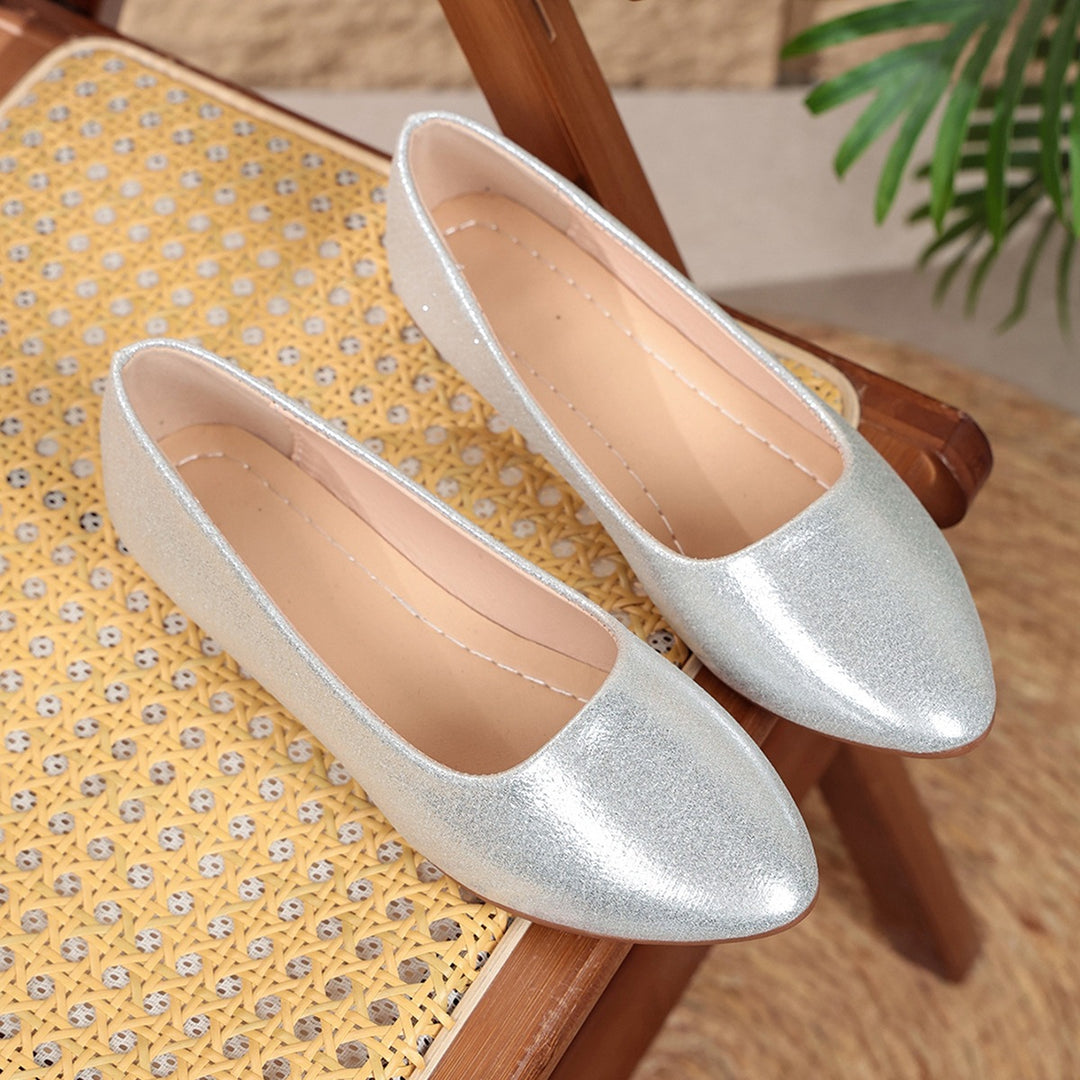 Damen Funkelnde und elegante Ballerinas EB