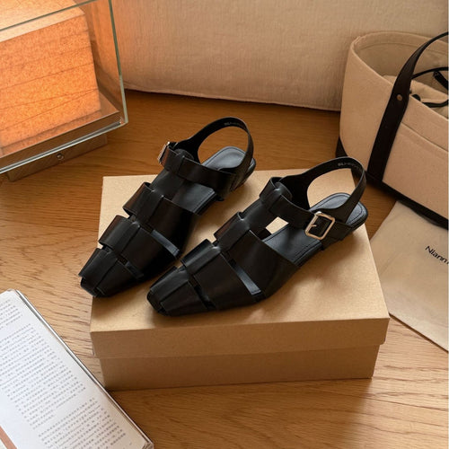 Damen Sling-Sandalen mit elegantem Riemendesign und komfortabler Schnalle EB