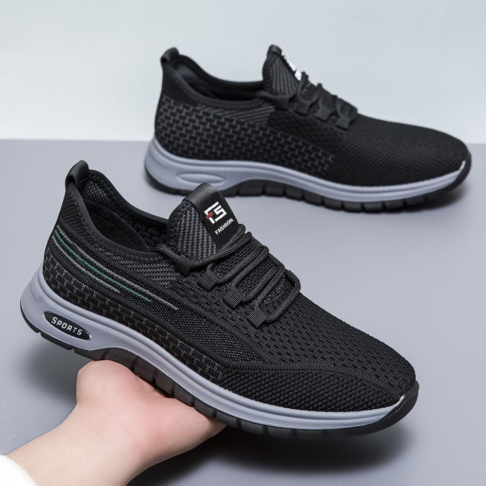 Damen Sportliche Freizeitsneaker mit atmungsaktiver Mesh-Oberfläche und dämpfender Sohle EB