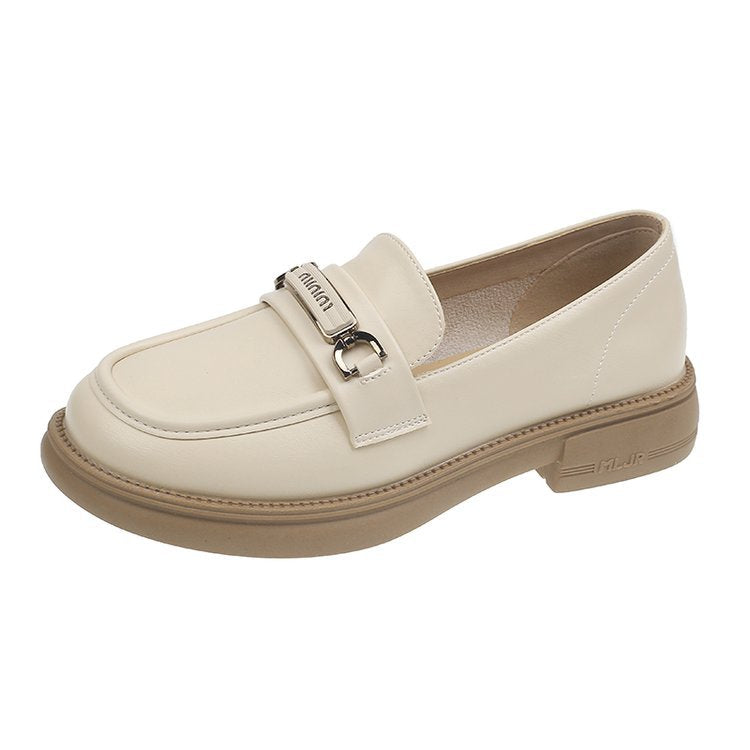 Damen Edle Loafer mit modischem Schnallenakzent und komfortabler Sohle EB