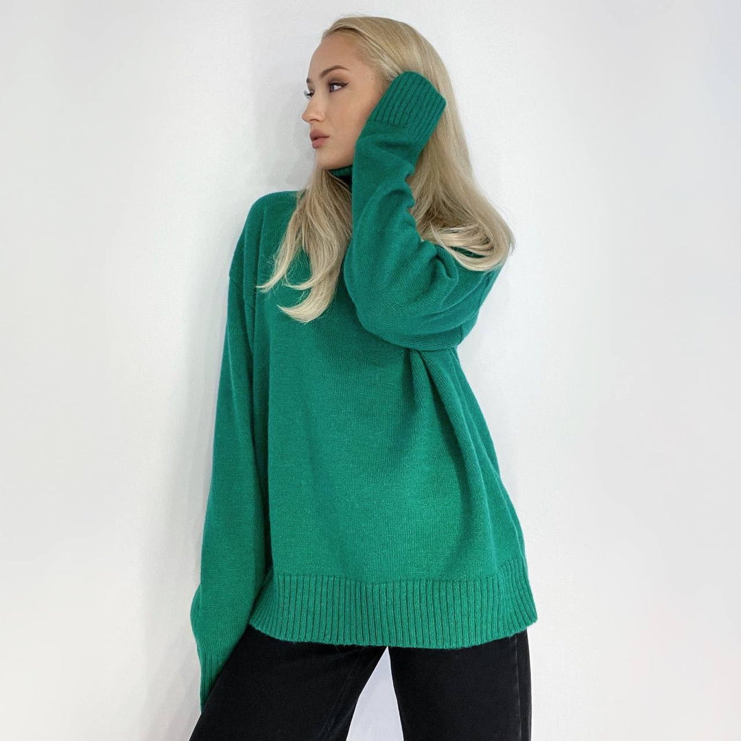 Damen modischer Rollkragenpullover EB