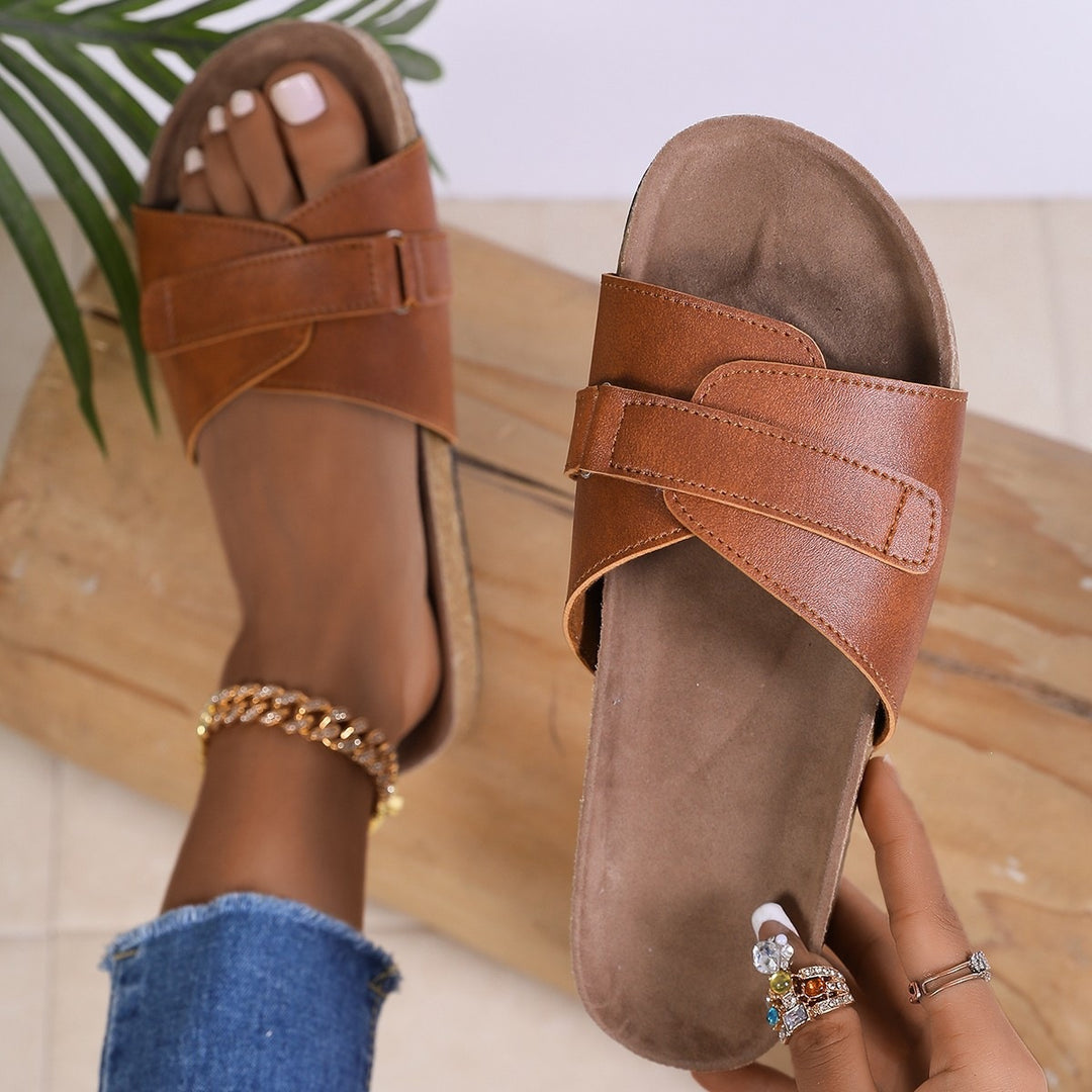 Damen Bequeme Clogs mit verstellbarem Riemen EB