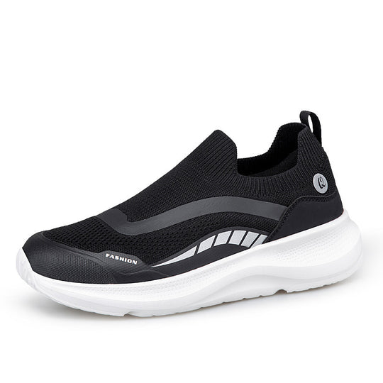 Damen Komfortable Slip-On Sneakers mit rutschfester Sohle und atmungsaktivem Obermaterial EB