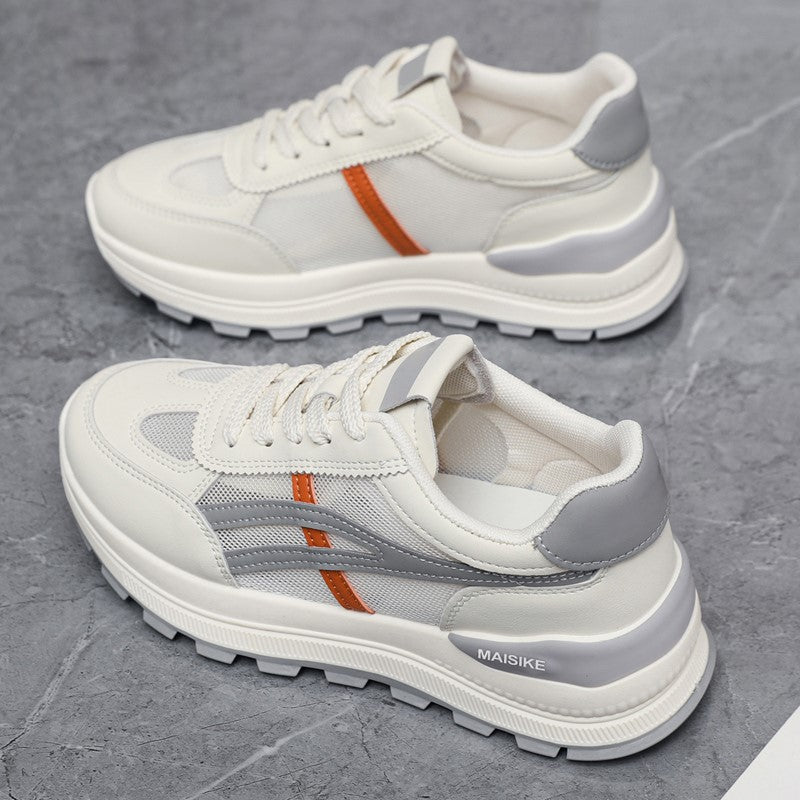 Damen Sportliche Sneakers mit gepolsterter Laufsohle und atmungsaktiver Mesh-Oberfläche EB