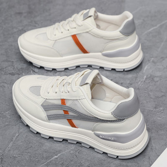 Damen Sportliche Sneakers mit gepolsterter Laufsohle und atmungsaktiver Mesh-Oberfläche EB