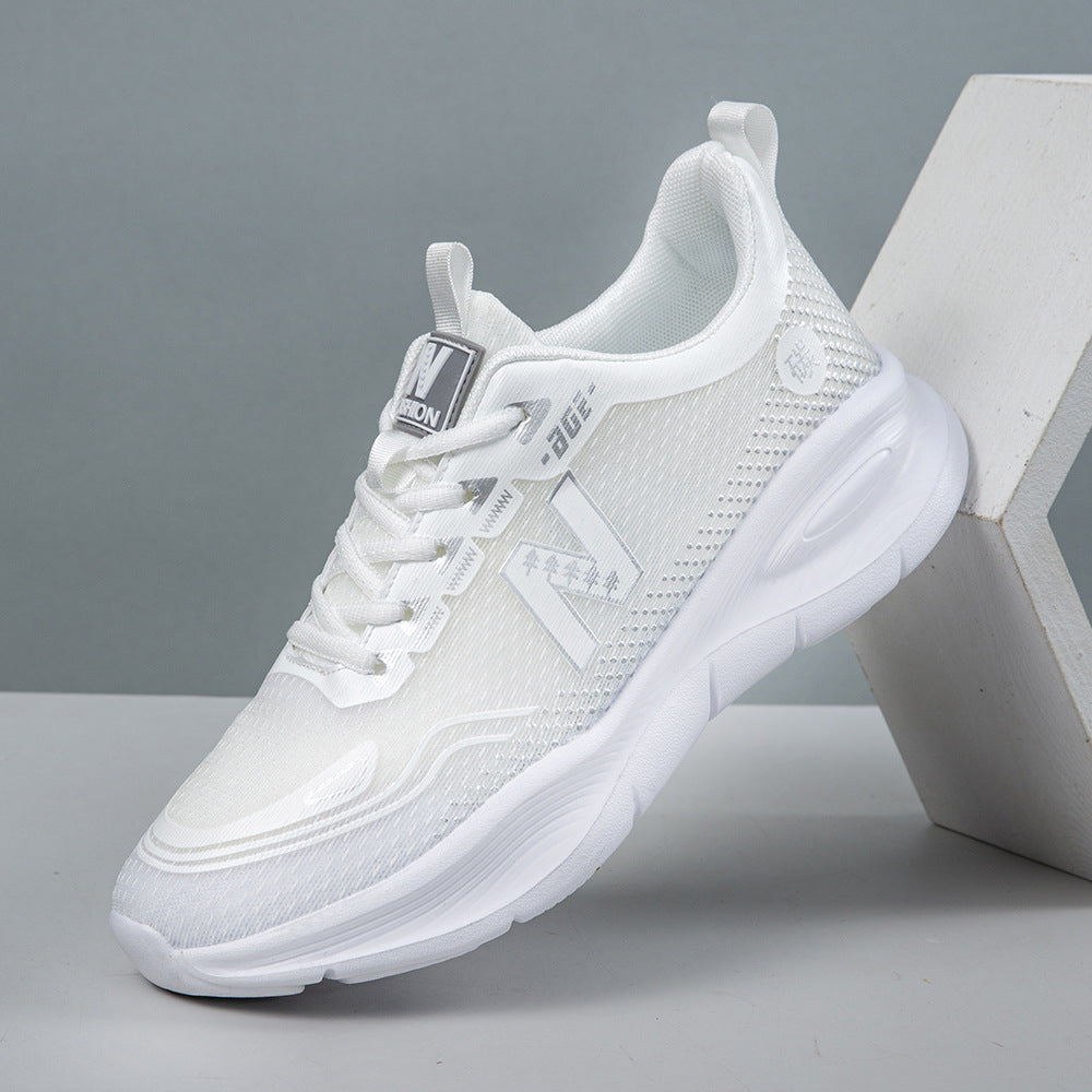 Damen Leichte und atmungsaktive Fitness-Sneaker mit dämpfender Sohle EB