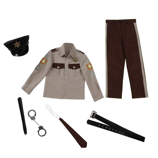 Jungen Polizei-Kostüm mit Accessoires EB